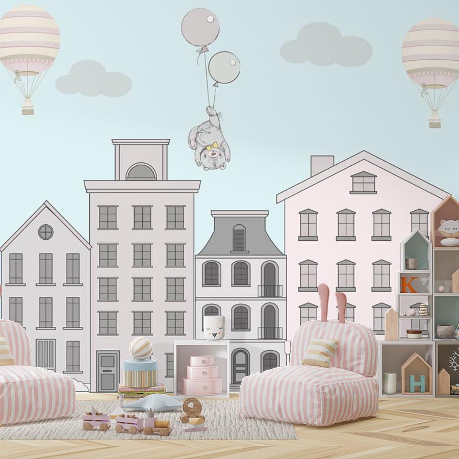 фотообои с домиками детскими 12-850