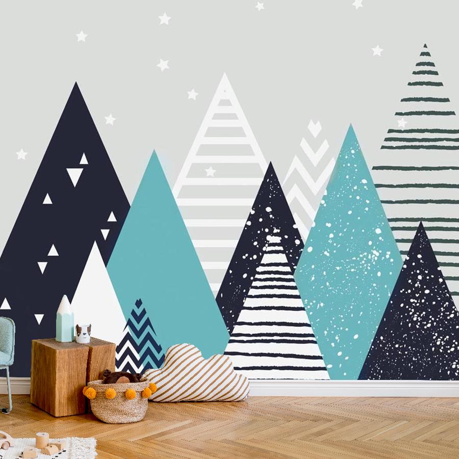 фотообои горы бирюзовые детские 14-676