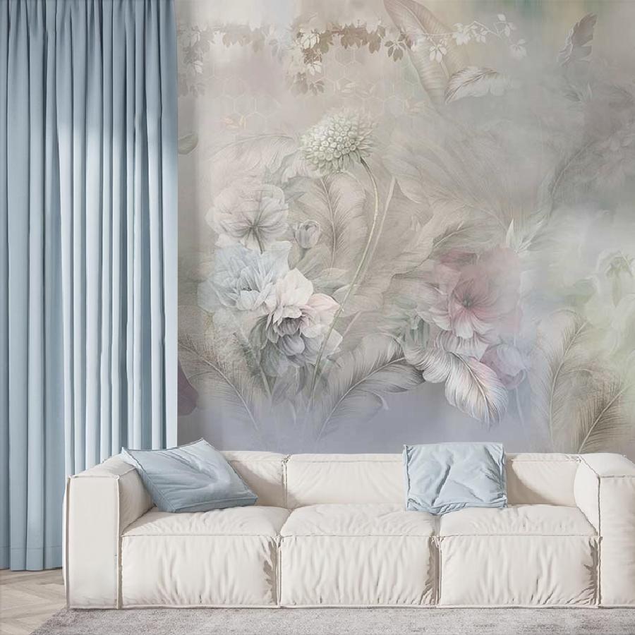 фотообои поляна ирисов 13-420