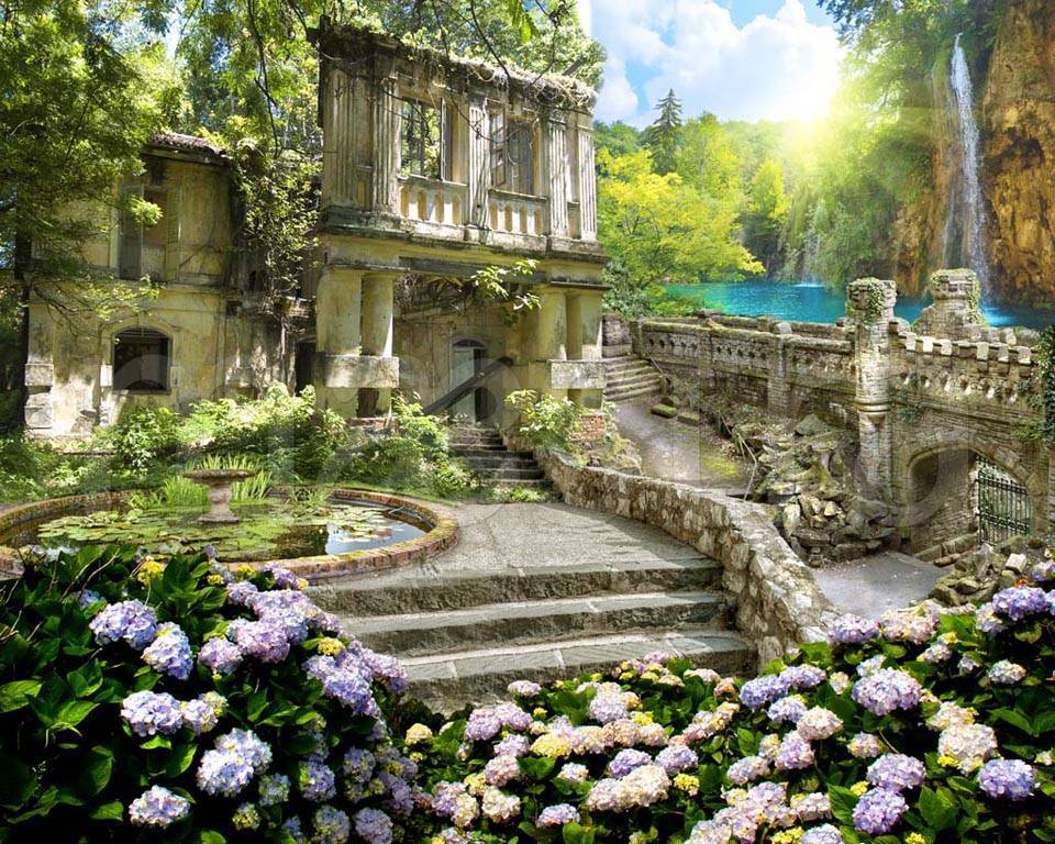 заброшенная усадьба с прудом 5-029