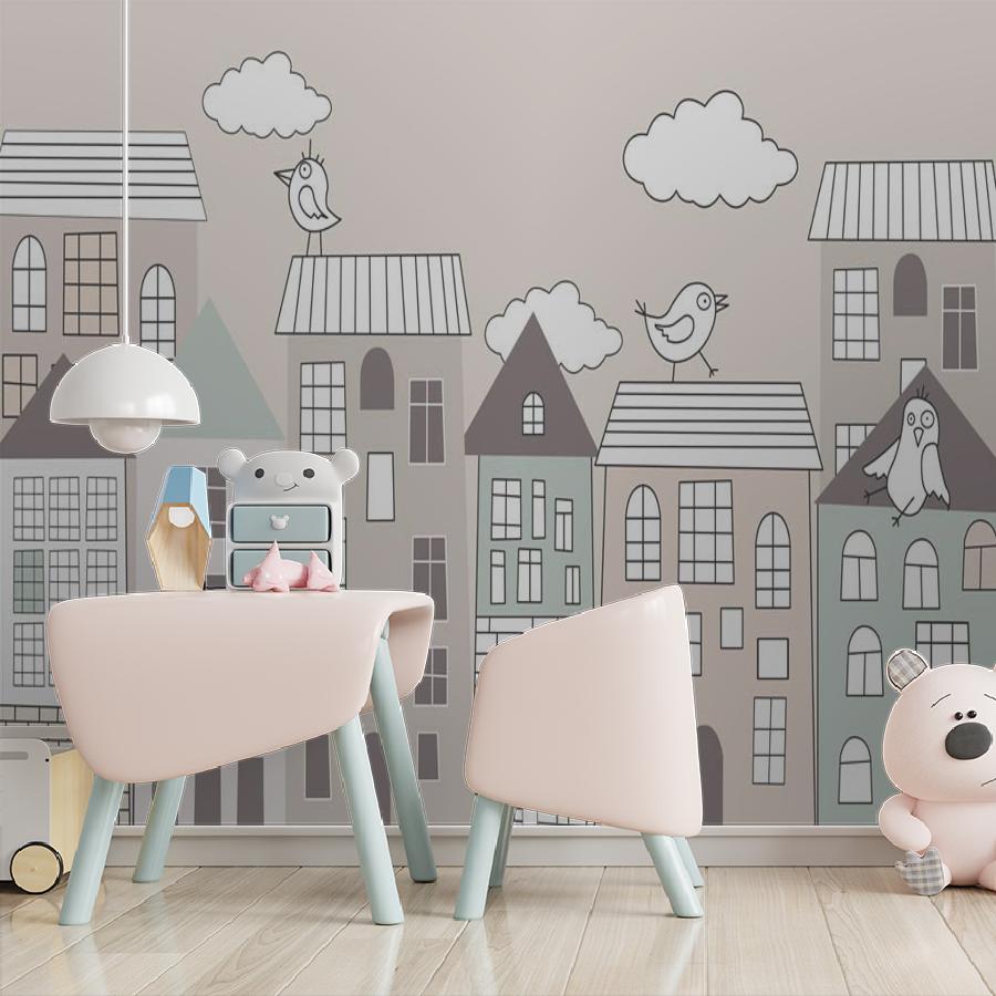 фотообои домики для детской 14-257 фотообои домики для детской 14-257