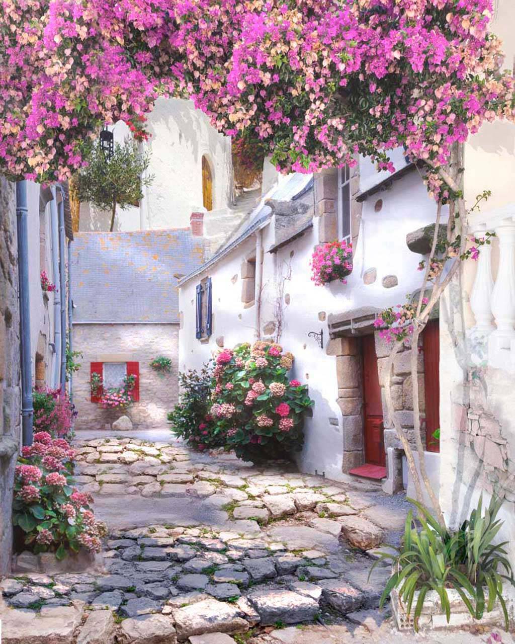 узкая улочка в городке 5-052 узкая улочка в городке 5-052