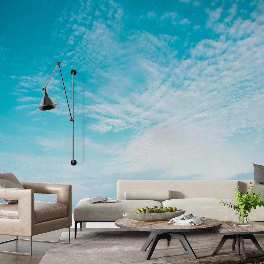 фотообои пепельное небо уходящее вдаль 9-397