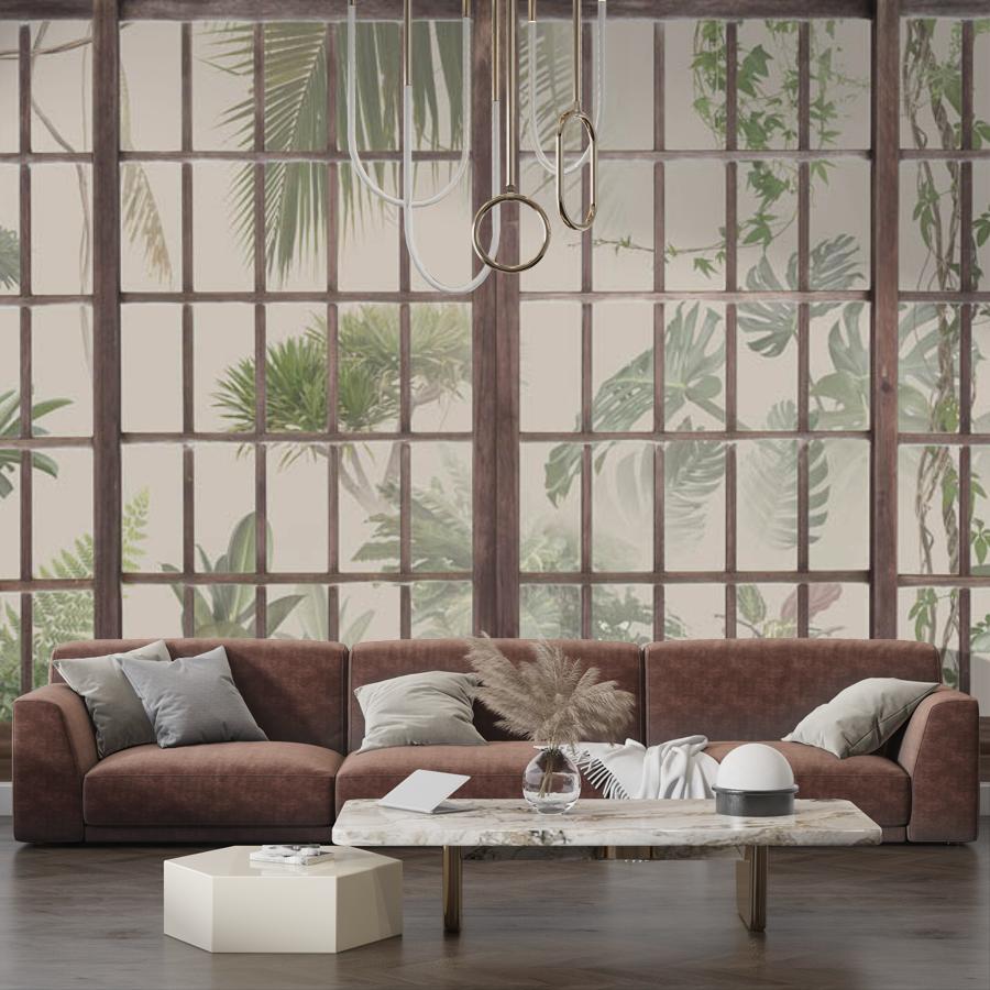 фотообои витражное окно 9-1475