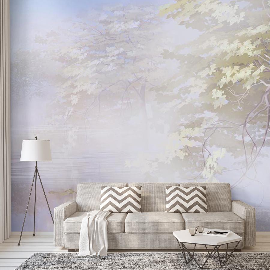 Фотообои фотообои дерево в тумане 13-430