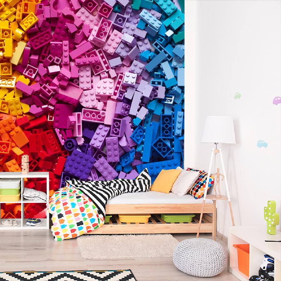 фотообои разноцветное лего 12-1327