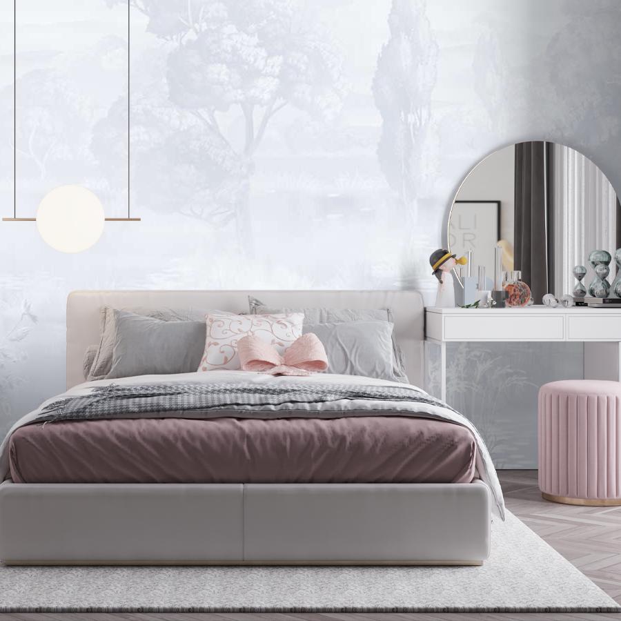 фотообои деревья серые в дымке 13-1077