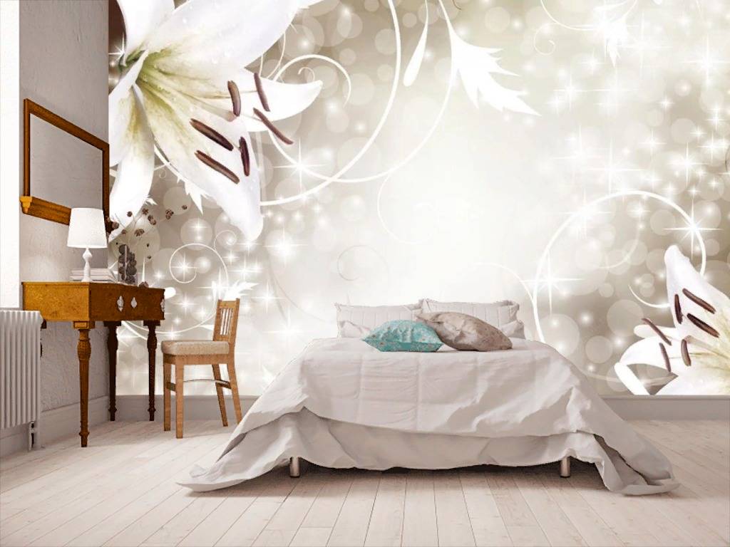 лилии цветы 15-738