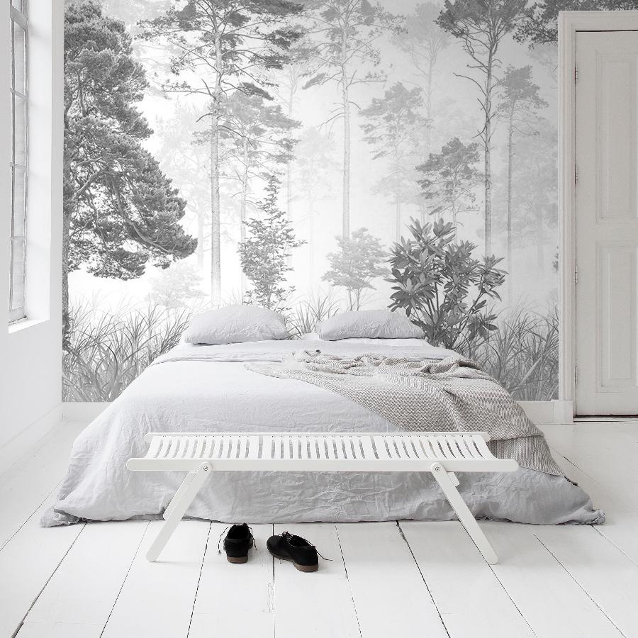 фотообои лес в тумане 9-2172