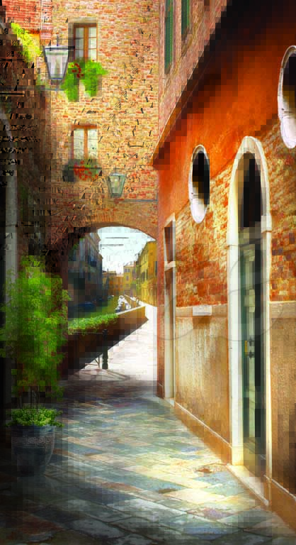 Фотообои Старая улочка Венеции