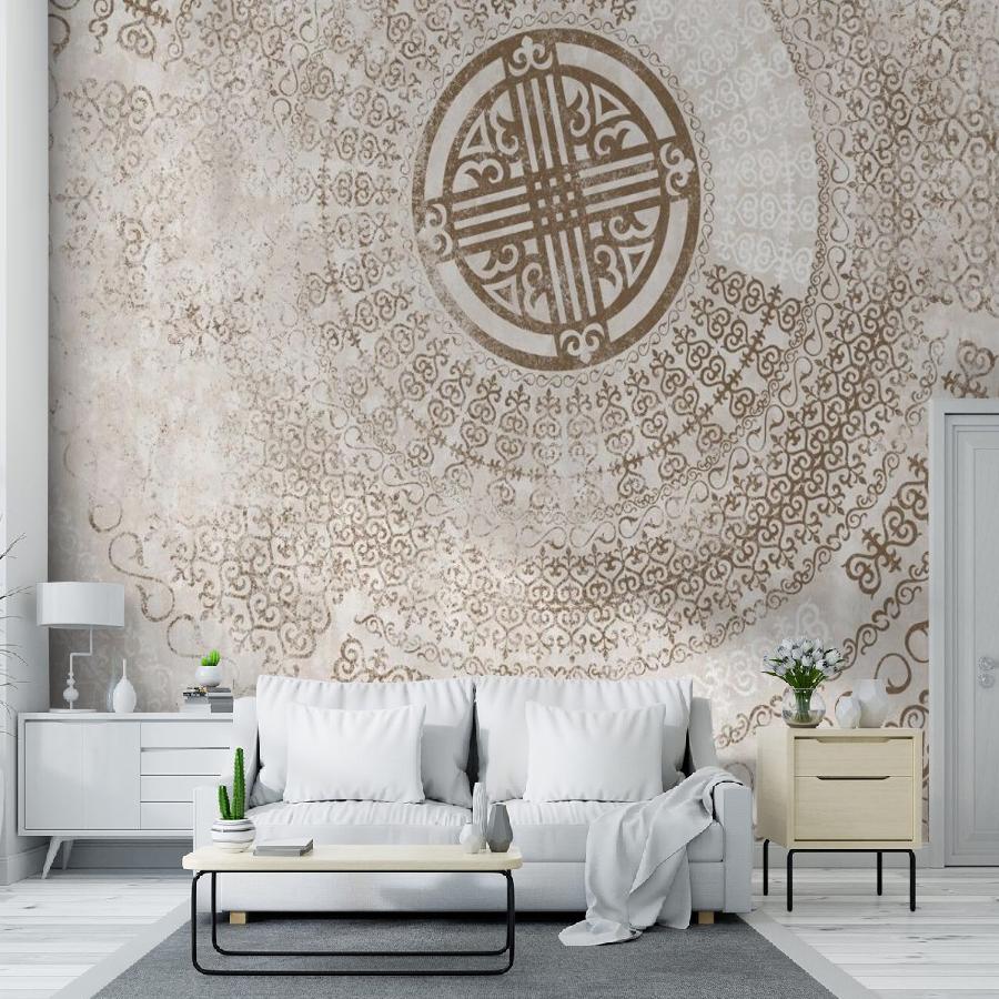 фотообои шанырак бежевый 14-1144 фотообои шанырак бежевый 14-1144