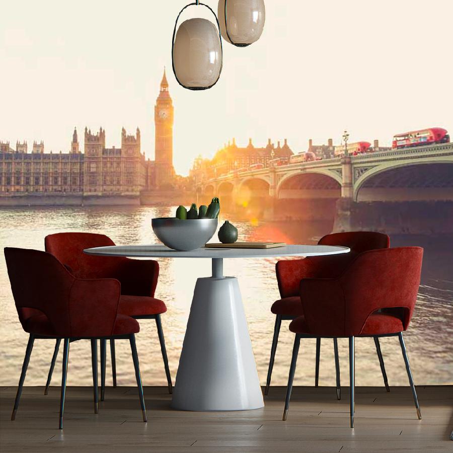 фотообои лондон в утренней дымке 9-449