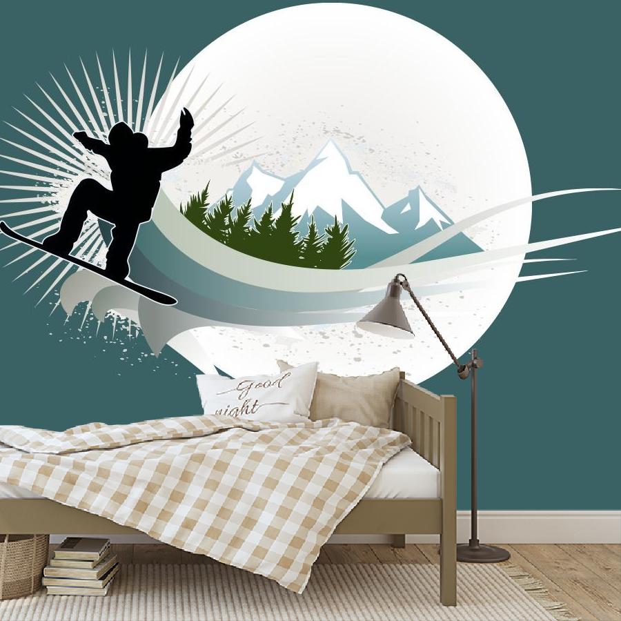 фотообои сноубордист 14-782 фотообои сноубордист 14-782