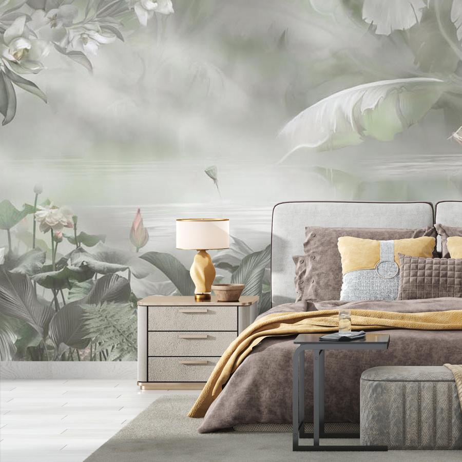 фотообои тропический лес в тумане 13-470