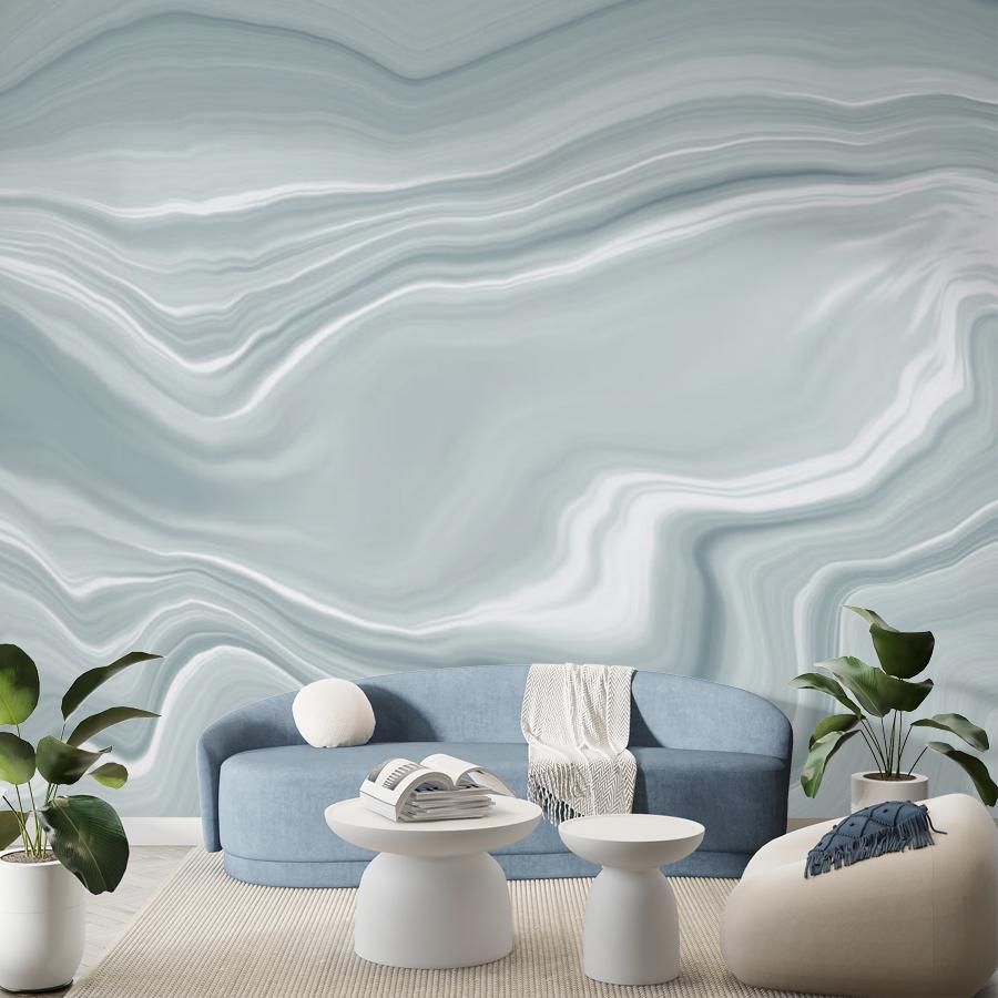 фотообои флюид арт - серый фон 9-944