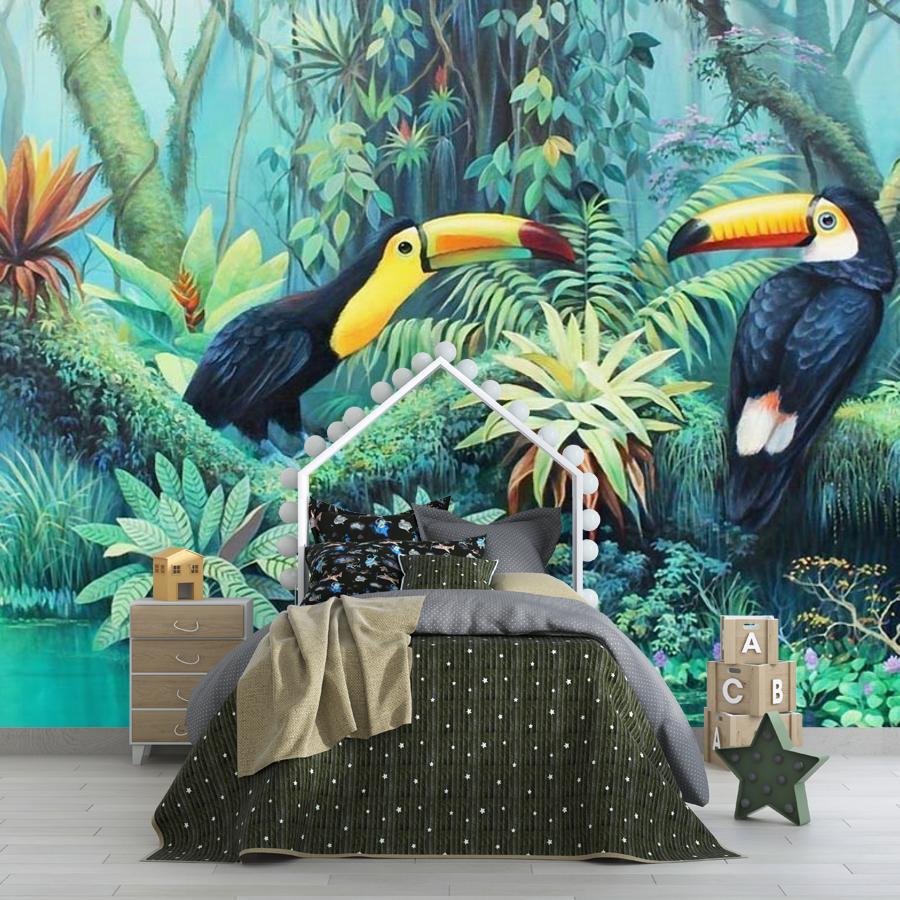 фотообои тропические птицы 14-561