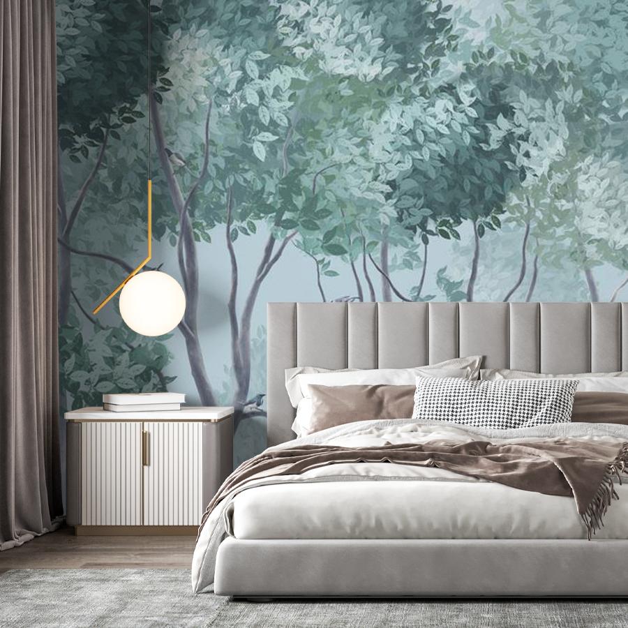 фотообои деревья зеленые 13-234