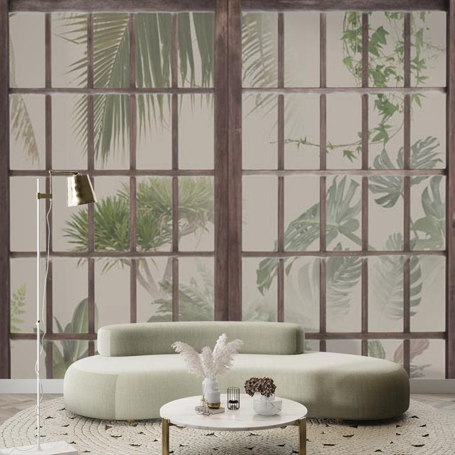 фотообои витражное окно 9-1475