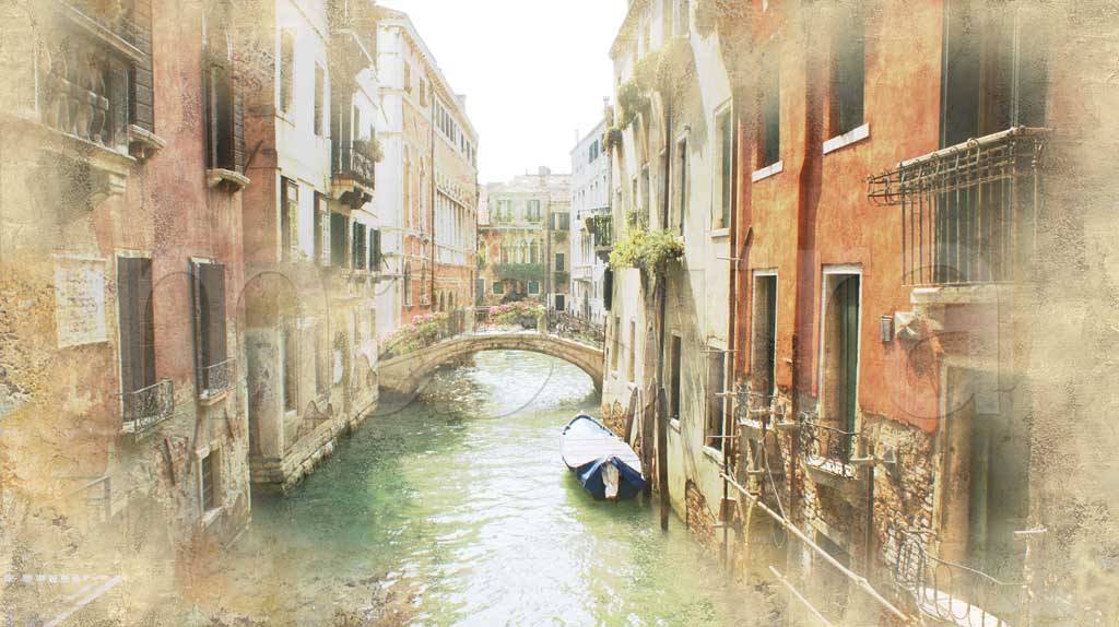 Фотообои Каналы Венеции туманным утром