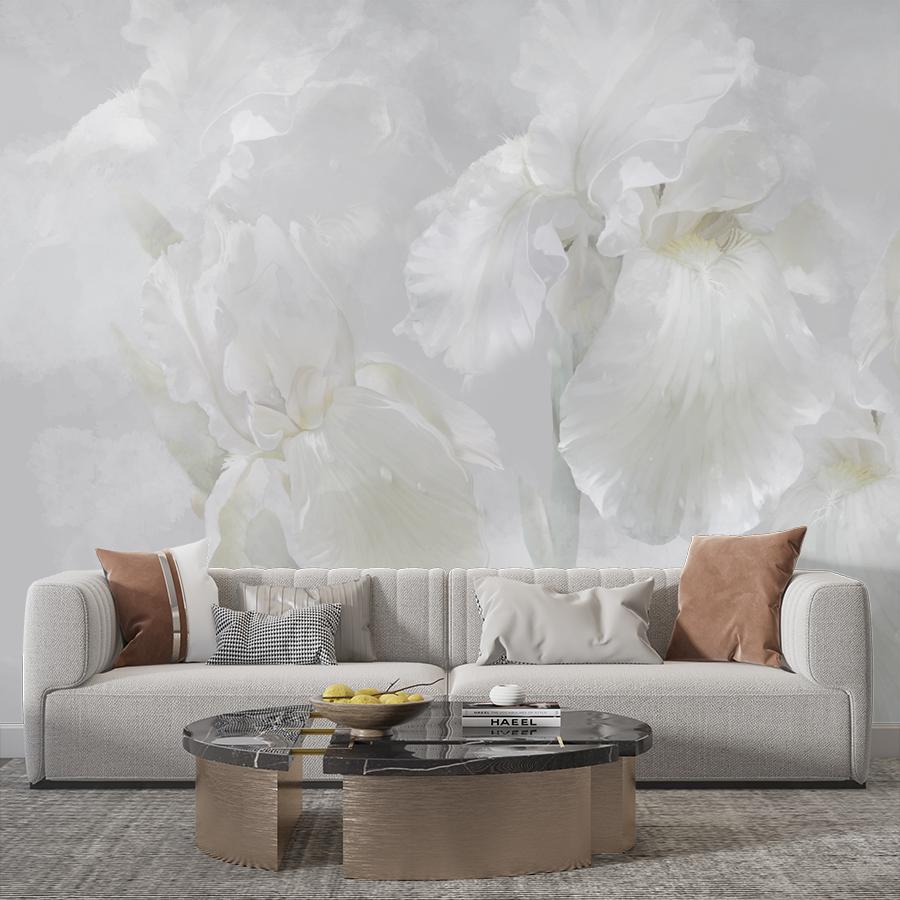 фотообои ирисы кружевные