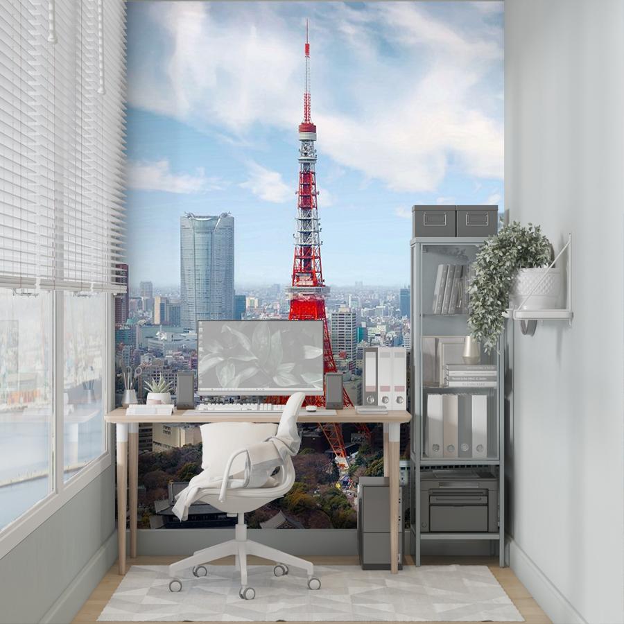 фотообои телевизионная башня токио 9-2077