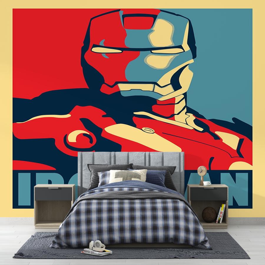 фотообои железный человек плакат 12-1031