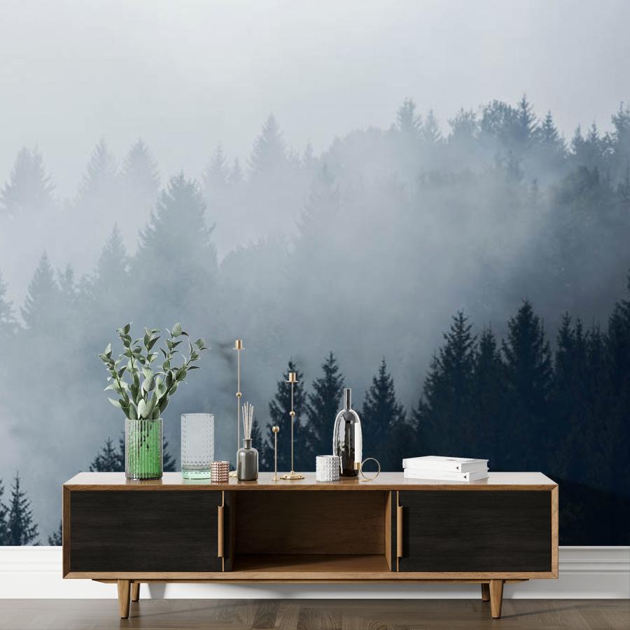 фотообои утро в тумане 9-1168