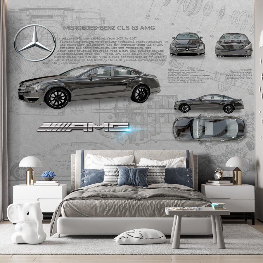 фотообои мерседес бенц cls 63 amg 14-1382