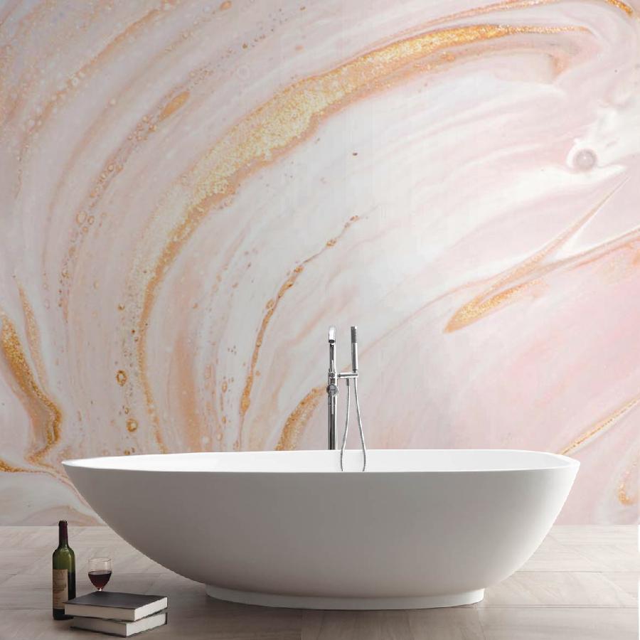 фотообои флюид арт - розовая буря 9-919