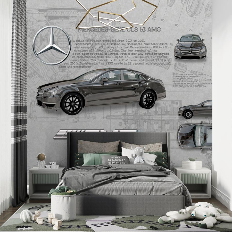фотообои мерседес бенц cls 63 amg 14-1382