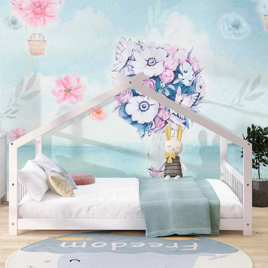 фотообои воздушные цветы 12-453