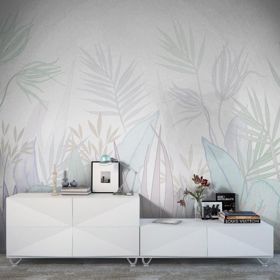 фотообои ботаника светлая 13-224