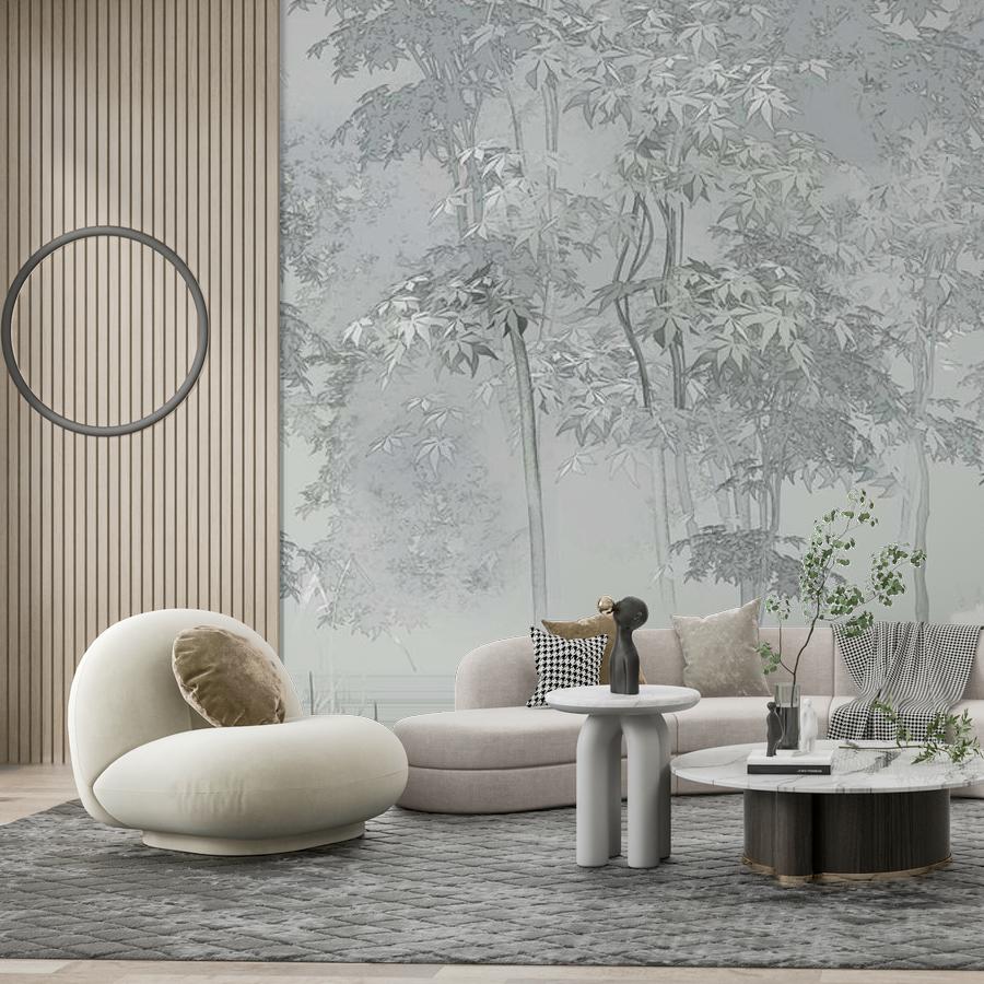 фотообои лес графика