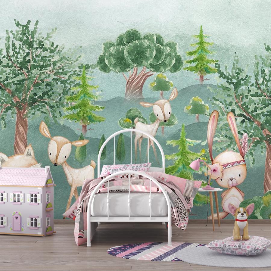 фотообои лес и звери 12-871