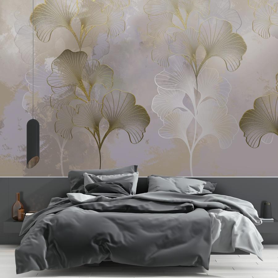 фотообои листья гингко билоба 13-1045