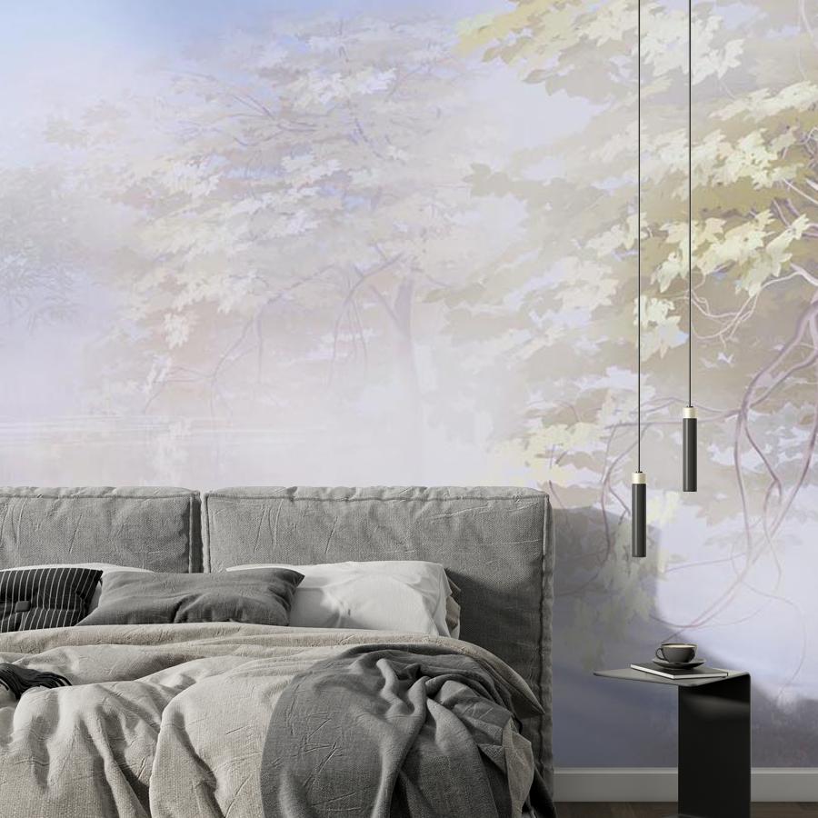 Фотообои фотообои дерево в тумане 13-430