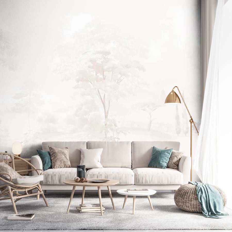 фотообои лес фоновый бежевый 13-1072