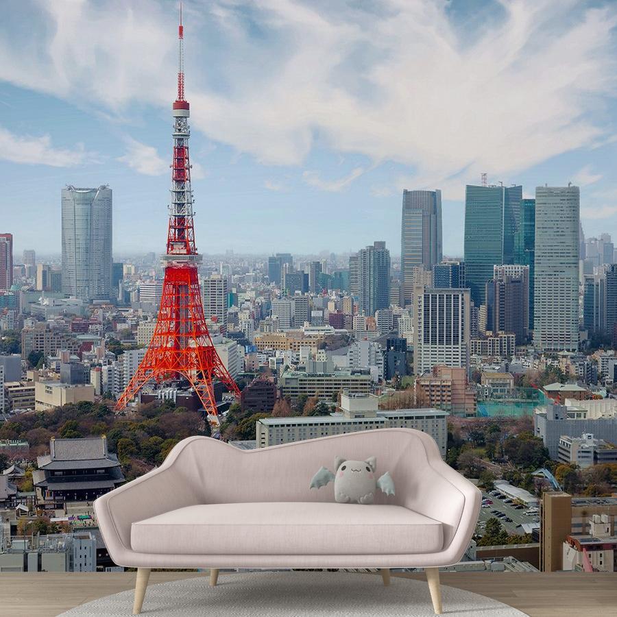 фотообои телевизионная башня токио 9-2077