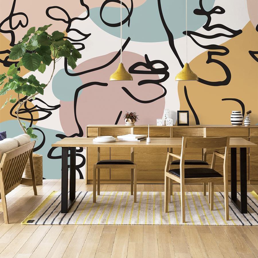 фотообои абстрактный портрет 9-1125