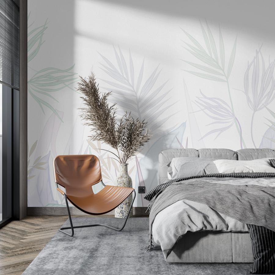 фотообои ботаника светлая 13-224