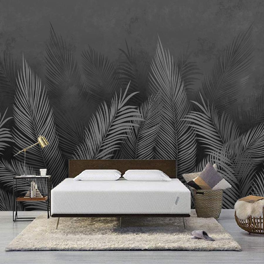 фотообои листья пальмы на тёмном фоне 14-466 фотообои листья пальмы на тёмном фоне 14-466