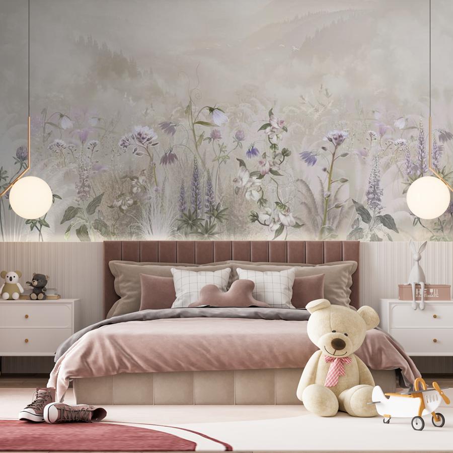 фотообои в гостиную полевые цветы 13-684 фотообои в гостиную полевые цветы 13-684