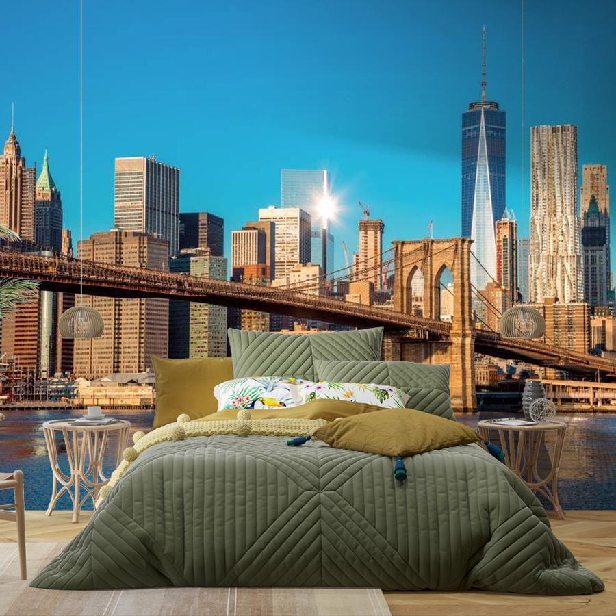 бруклинский мост в ясную погоду 9-832