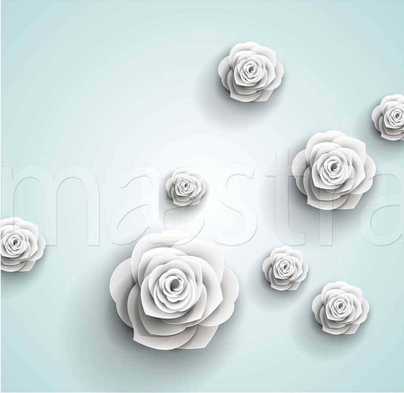 Фотообои Цветы 3Д