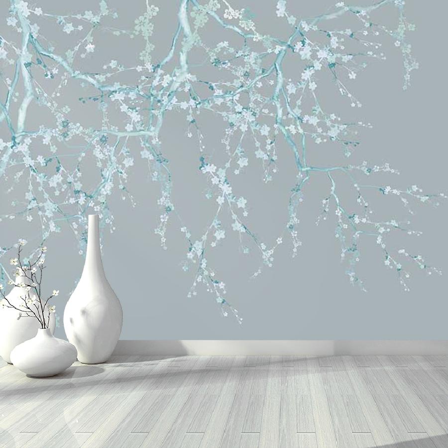 фотообои голубая сакура 13-415