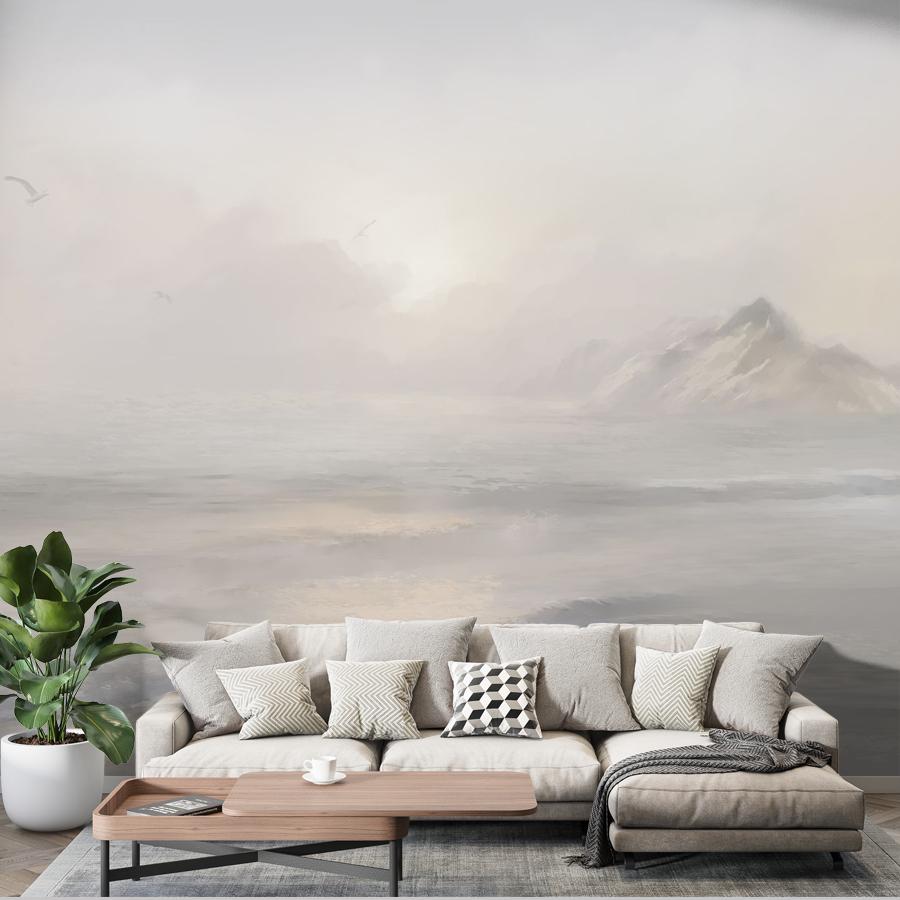 фотообои рассвет в тумане 13-1092