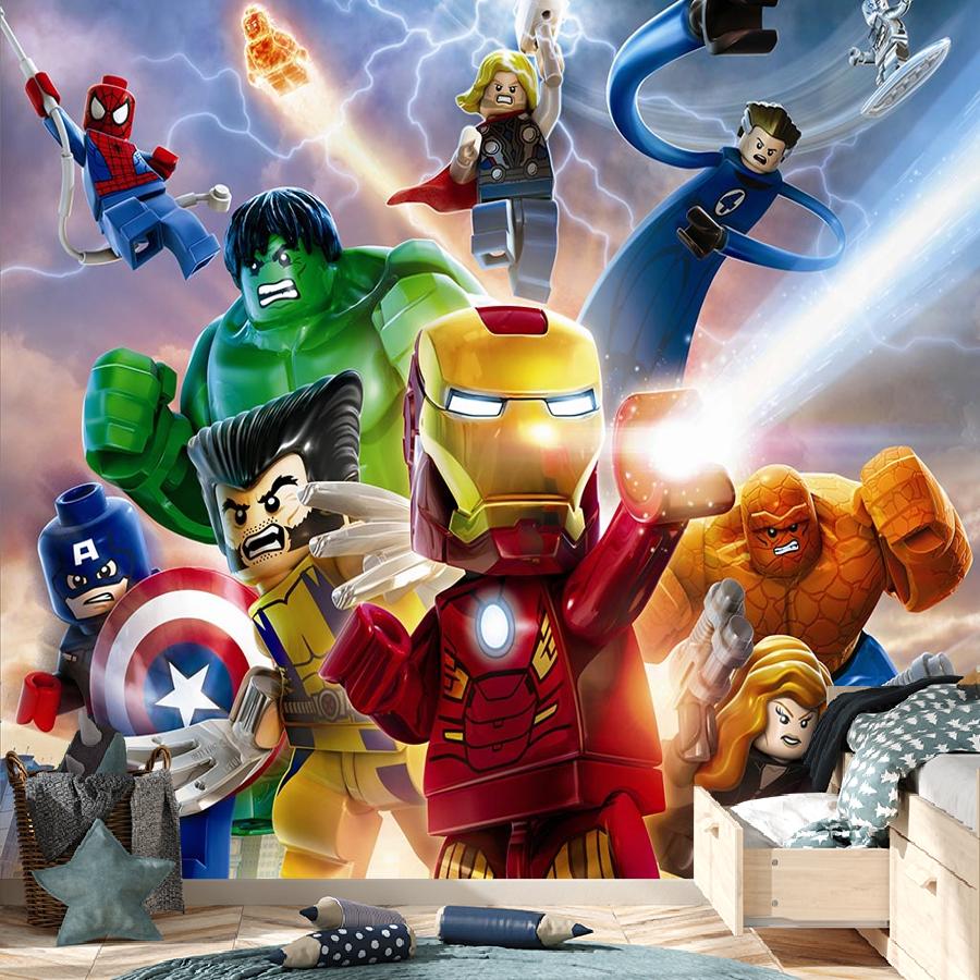 фотообои лего марвел 12-1053 фотообои лего марвел 12-1053