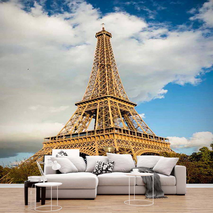 фотообои эйфелева башня вид снизу 9-741