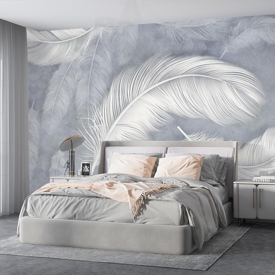 фотообои перышки на сером фоне 14-367 фотообои перышки на сером фоне 14-367