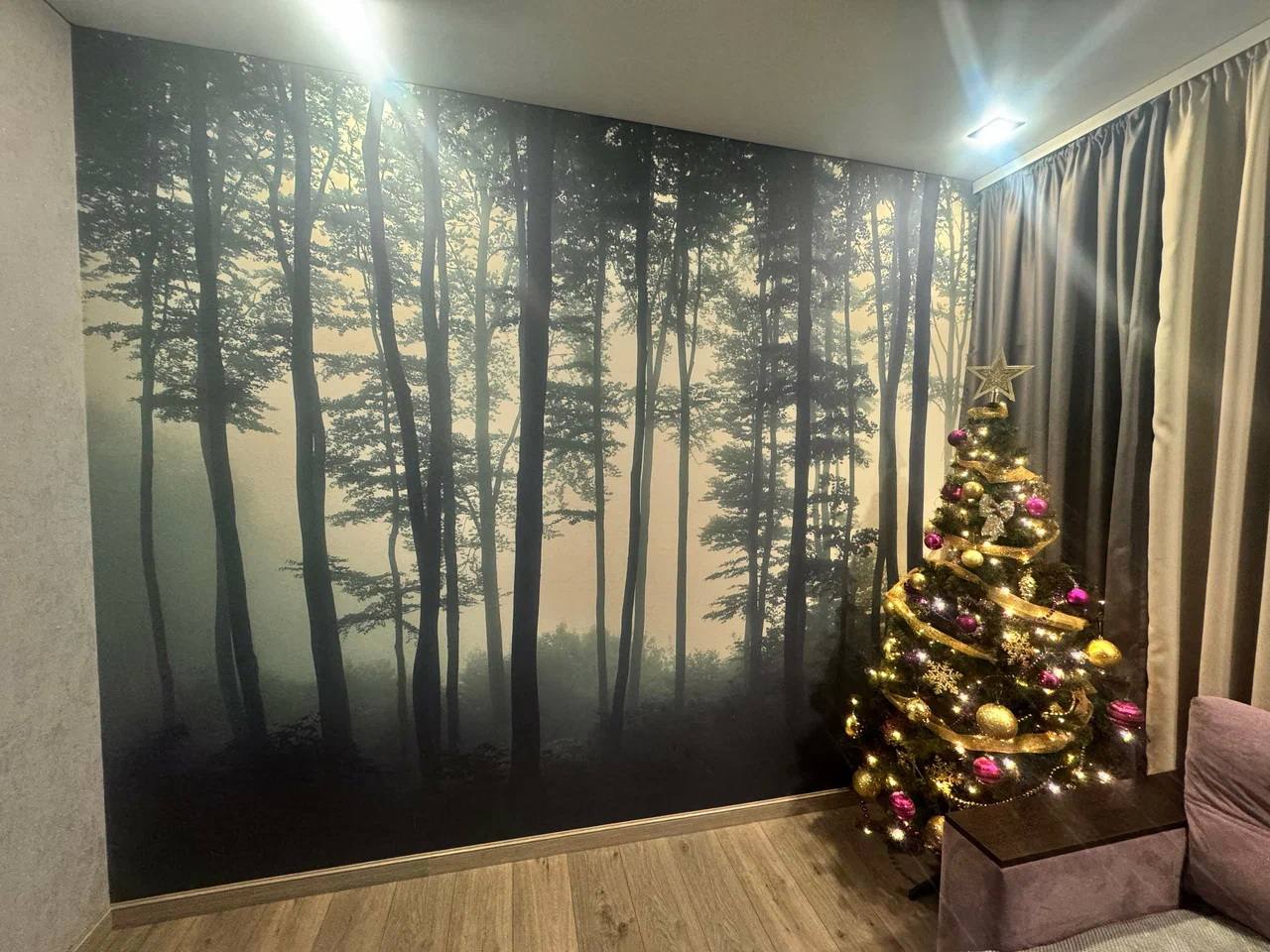 Под контентом в разделе лес